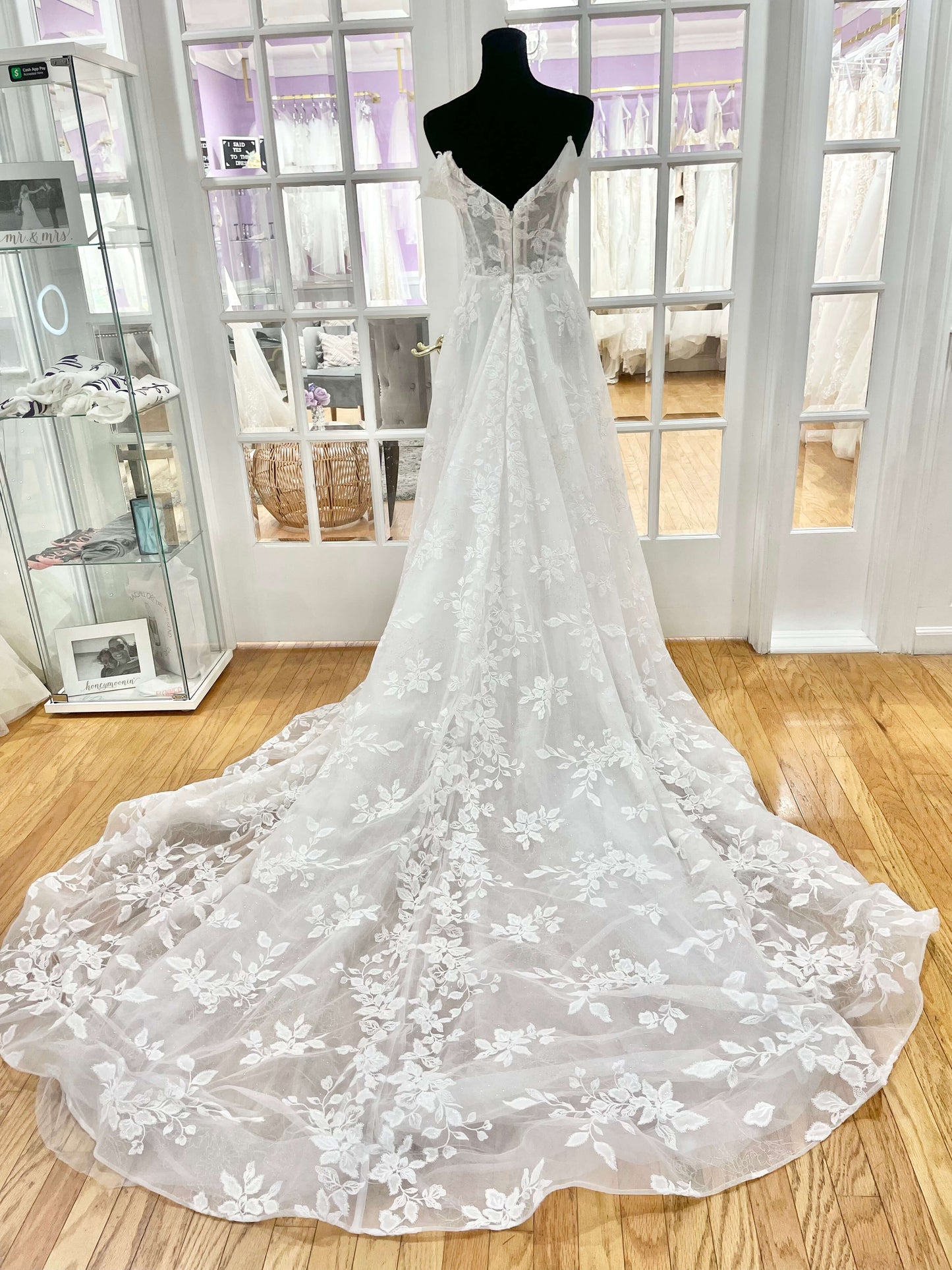 Blanche Aline Lace Gown