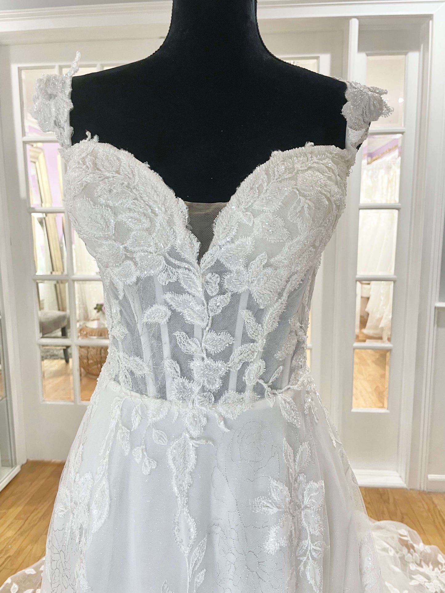 Blanche Aline Lace Gown