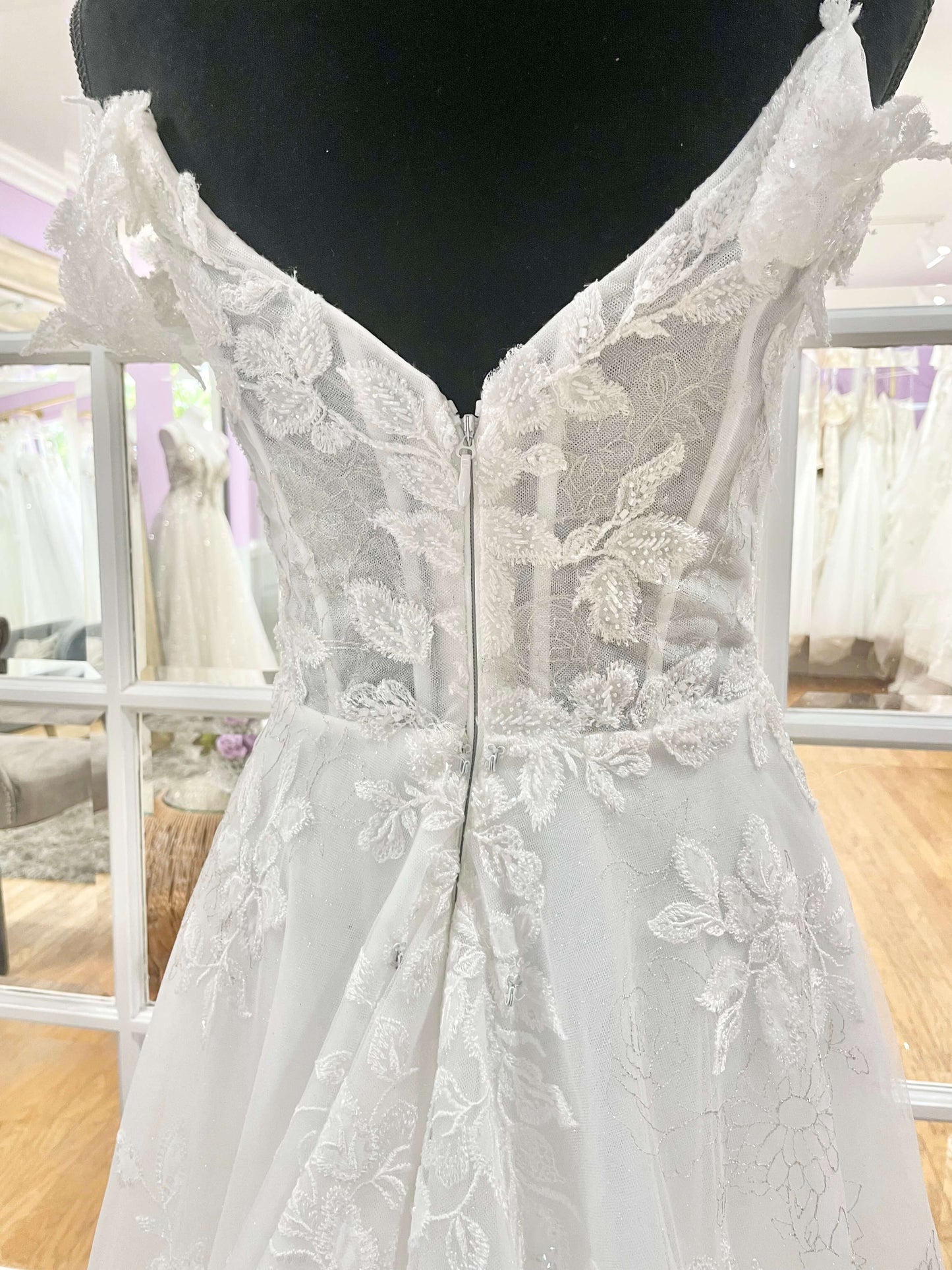 Blanche Aline Lace Gown