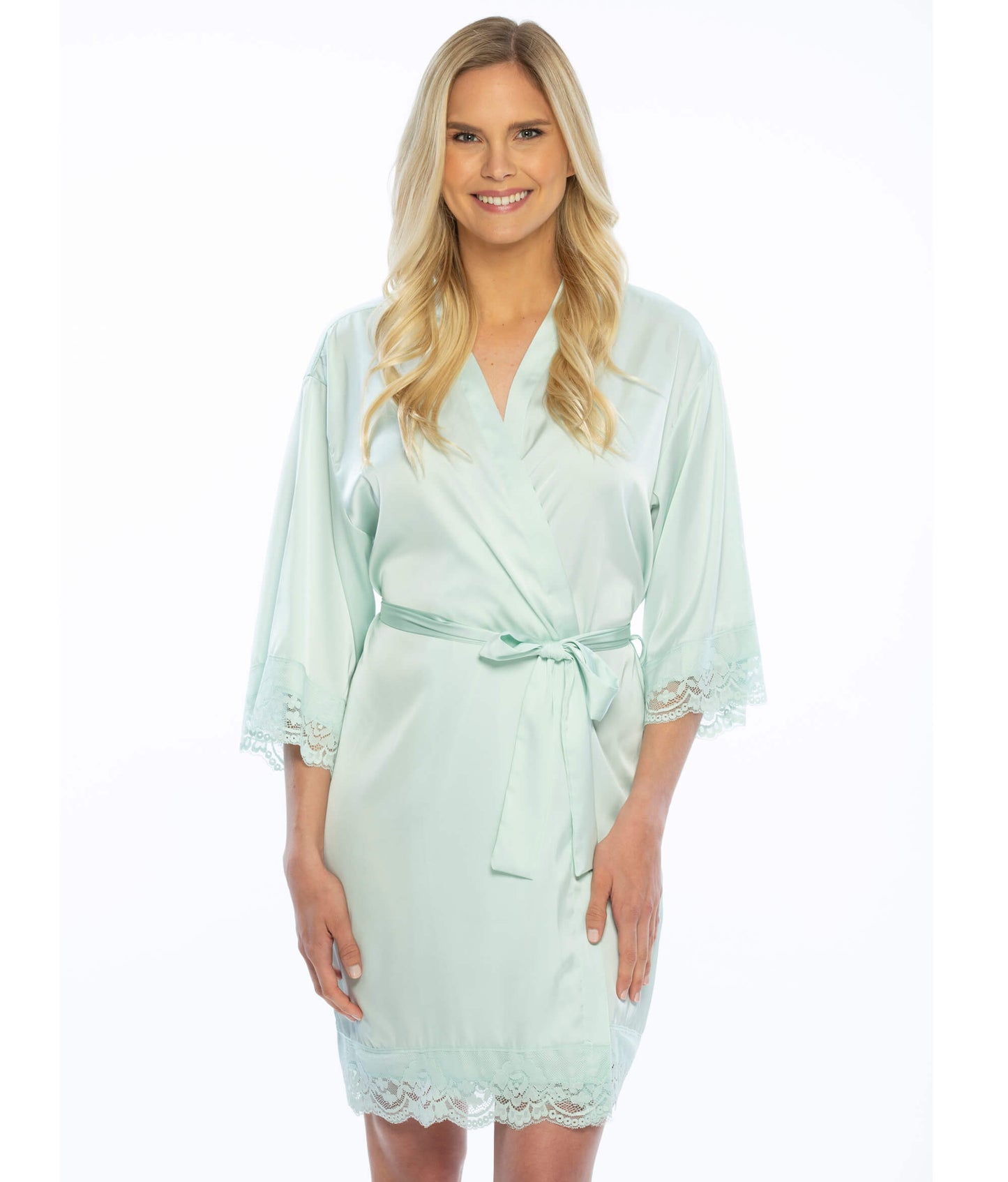 Custom Monogrammed Silk Robe