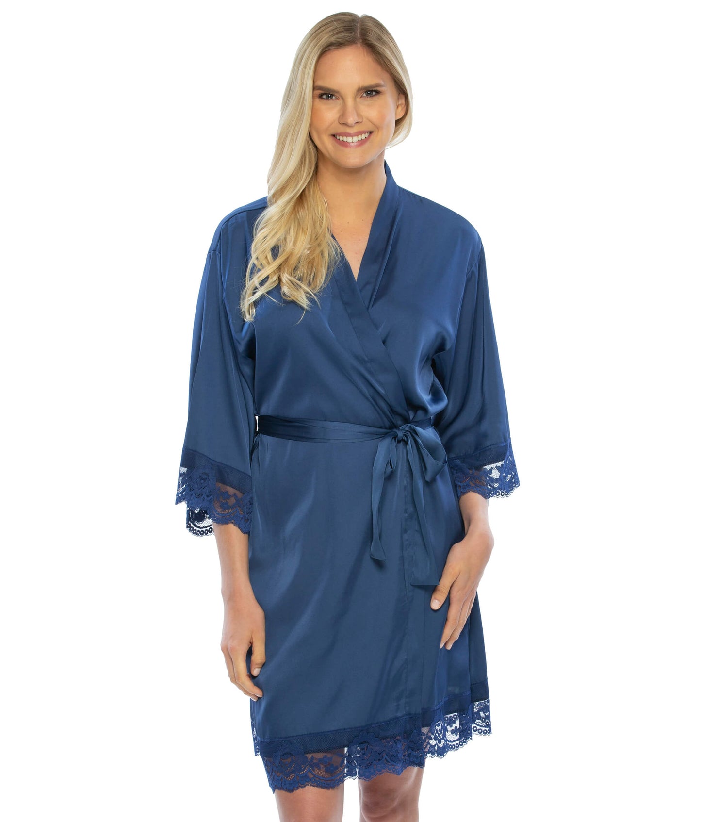 Custom Monogrammed Silk Robe