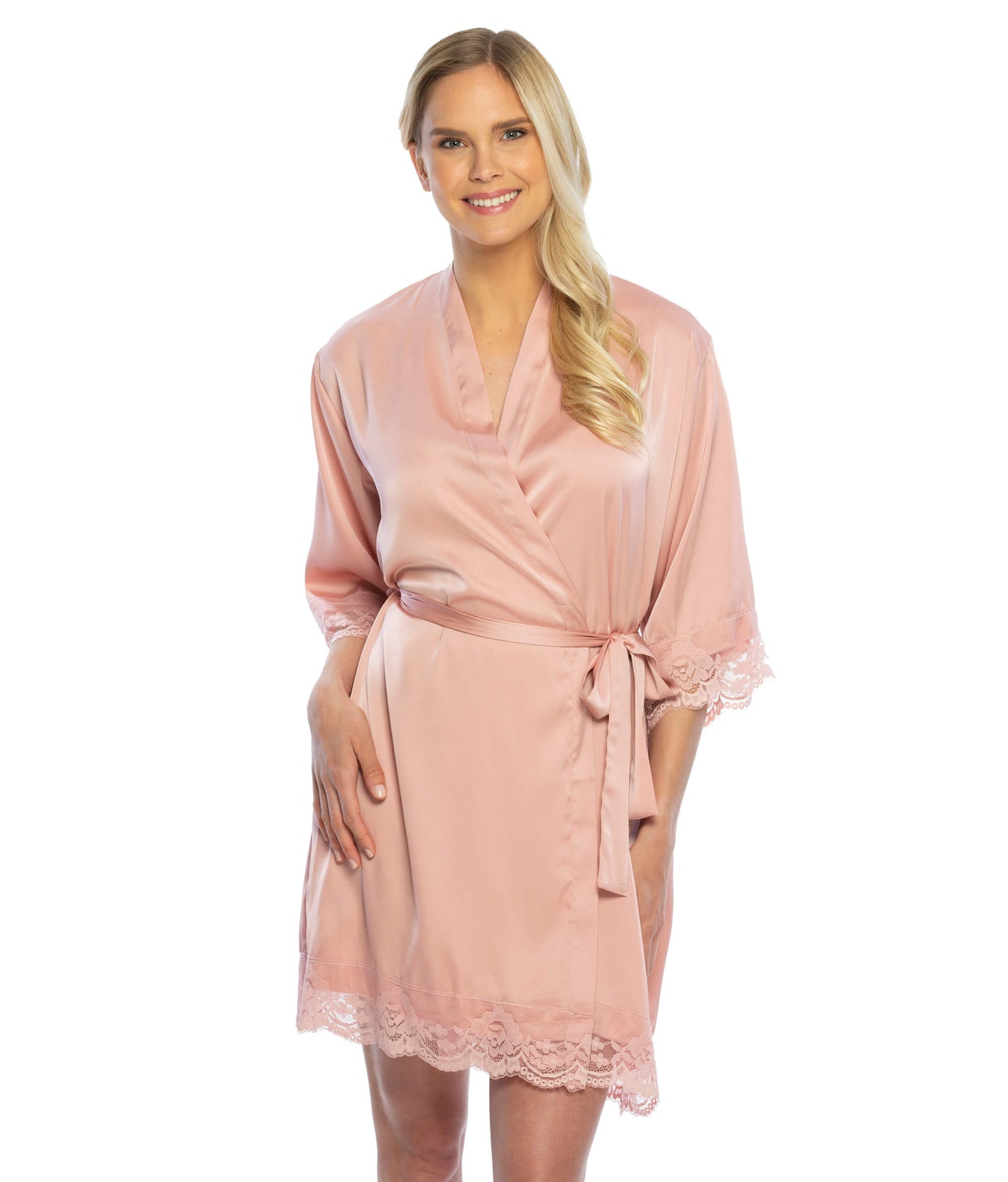 Custom Monogrammed Silk Robe