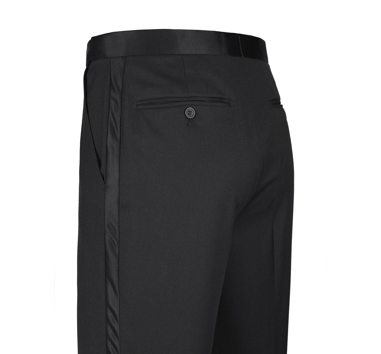 P710A Black Tuxedo Pants